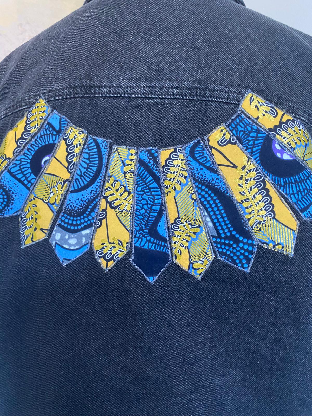 Surchemise en jeans noir effet délavé - Taille L – Image 3