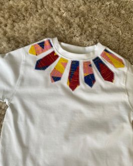 Tshirt enfant blanc personnalisé – taille 8 ans