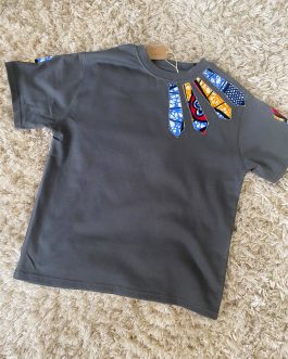 T-shirt enfant gris personnalisé – Taille 10 ans