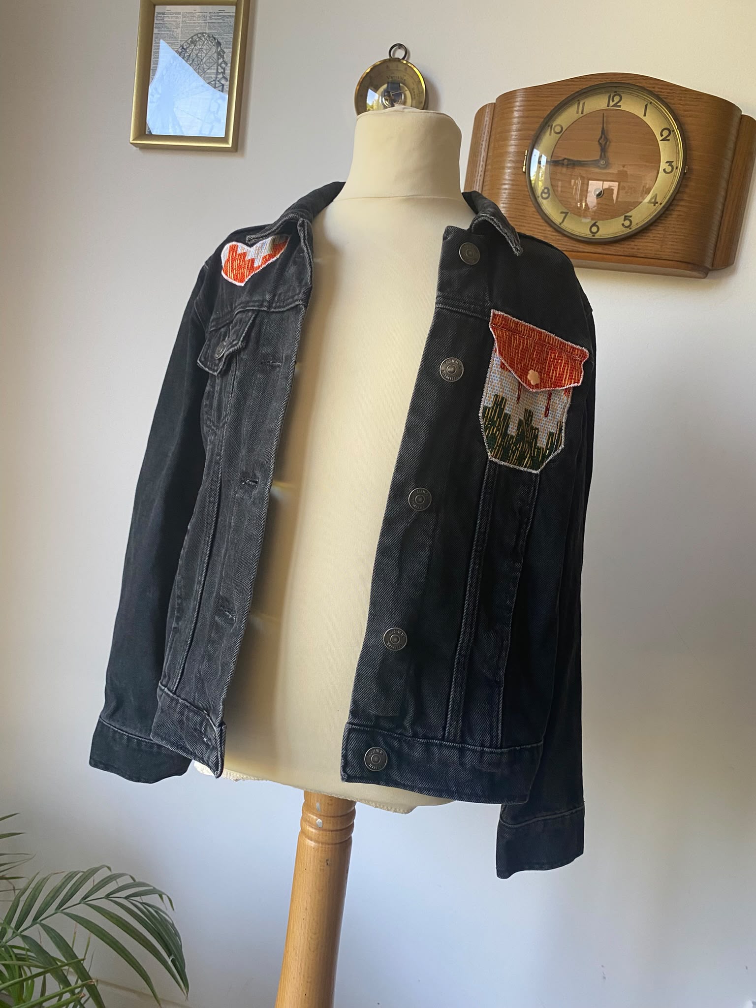 Veste en jean's noir - taille 10 ans – Image 5