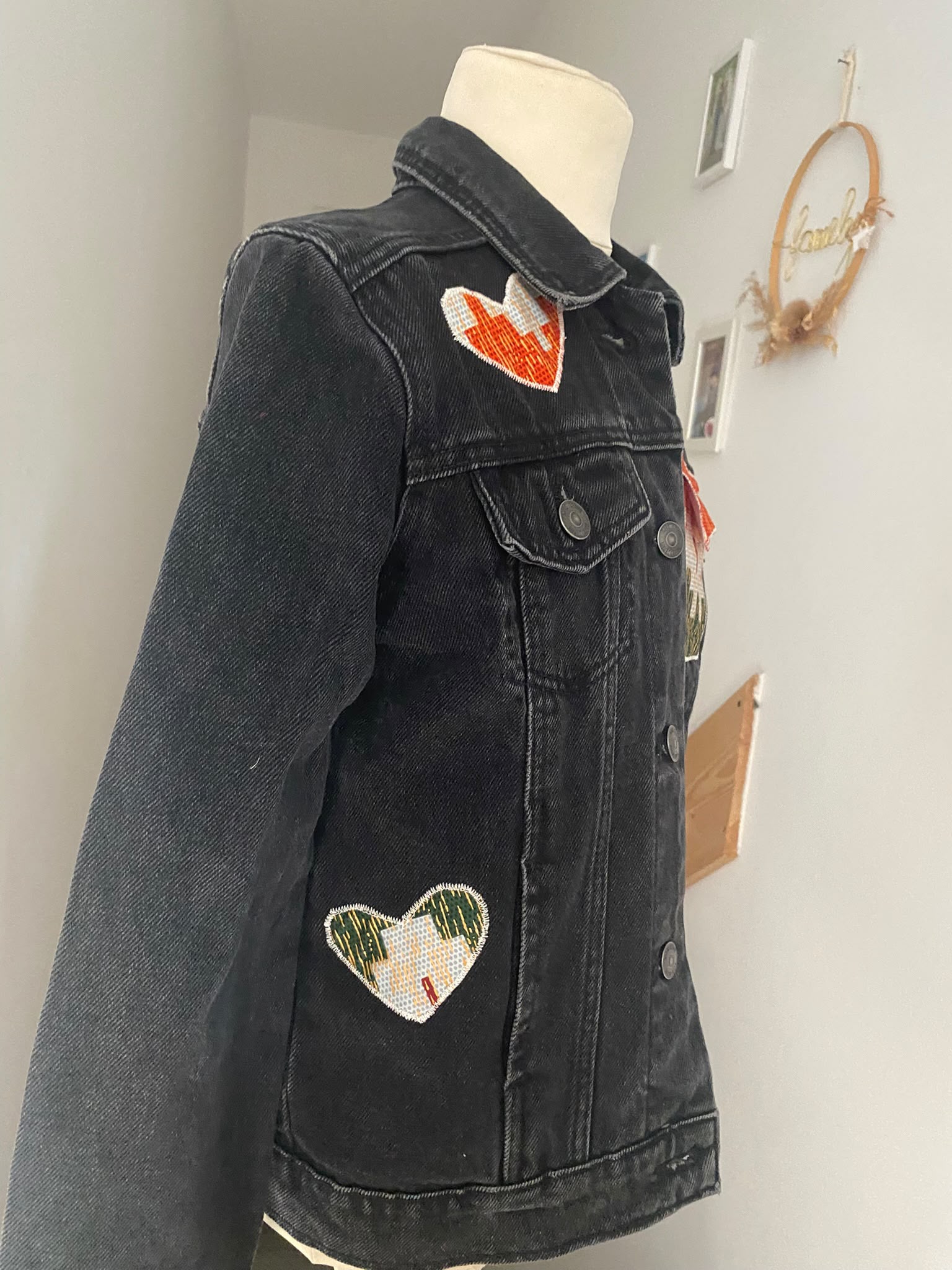 Veste en jean's noir - taille 10 ans – Image 3