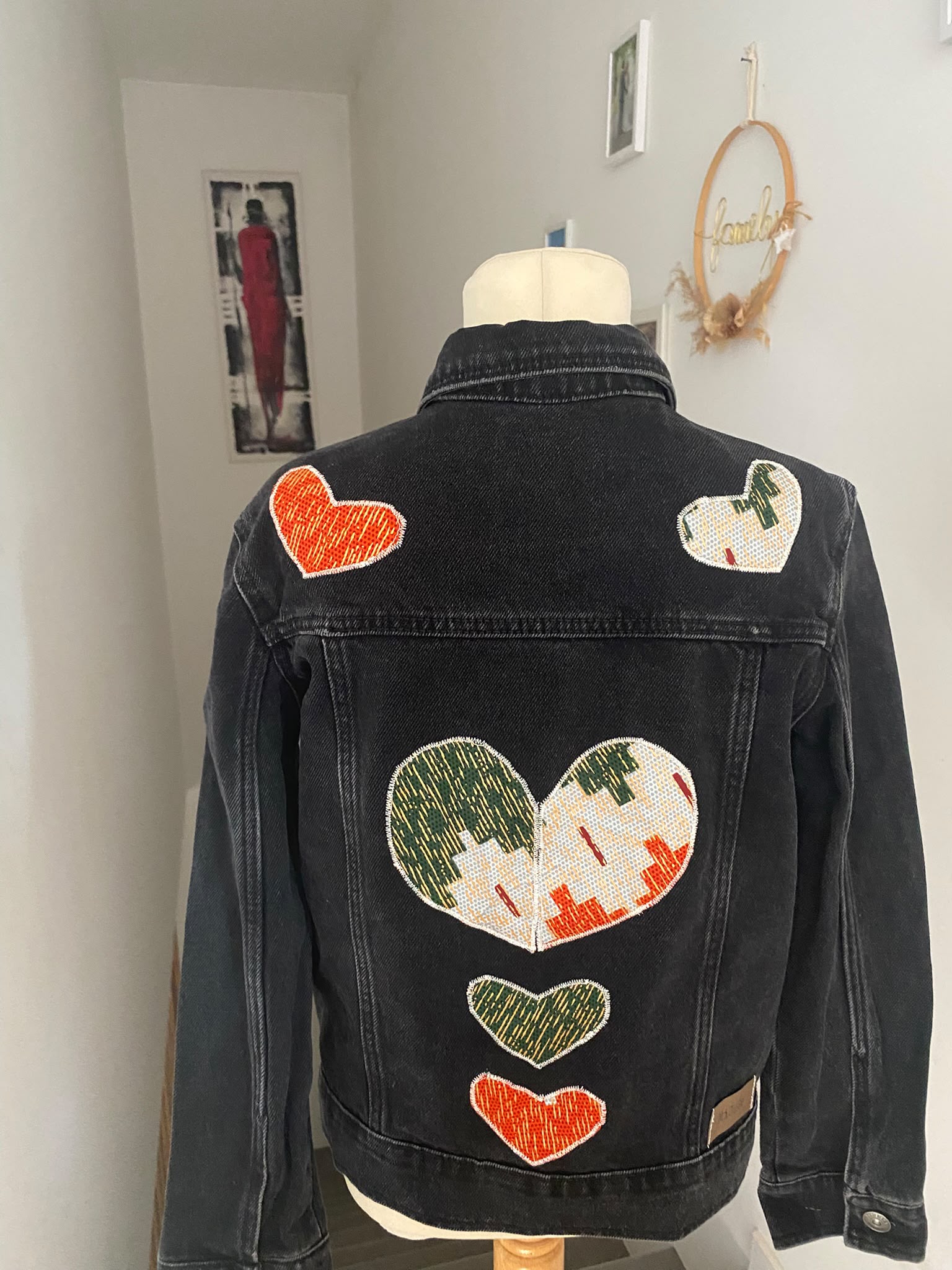 Veste en jean's noir - taille 10 ans – Image 2