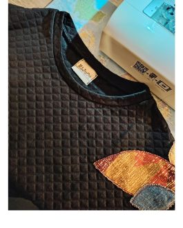 Pull noir – Taille 38/40 – pièce unique